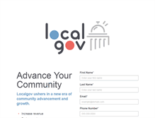 Tablet Screenshot of localgov.org